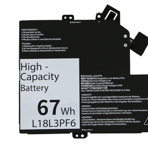 Batterie d'ordinateur portable de remplacement L18L3PF6 L18M3PF9 67Wh pour IdeaPad S540-15IWL, batterie d'ordinateur portable au lithium-ion rechargeable - Product Image 4