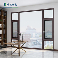 Ventanas de aluminio directas de fábrica Aislamiento térmico de insonorización moderna para dormitorio Balcón Ventanas personalizadas Precio sorpresa 2025