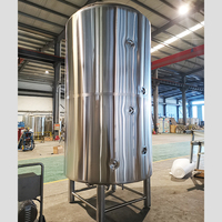 Réservoir lumineux contrôlé par PLC de 1500L |   Réservoir de carbonatation et de service en acier inoxydable 316L avec CIP automatique