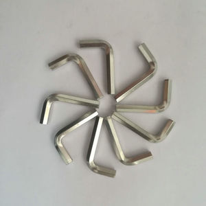 Juego de Llaves Hexagonales Métricas de Acero 45, Recubiertas de Zinc Blanco, de Una Sola Punta, Grado Industrial - Product Image 3