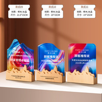 Trophée en cristal argenté, conception gratuite, gravure créative, modèle de récompense haut de gamme 003 pour les compétitions d'entreprise, les réunions annuelles