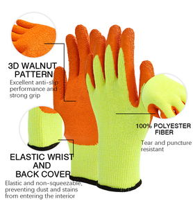 Hot bán cao su <span class=keywords><strong>latex</strong></span> chống trượt làm vườn công nghiệp xây dựng an toàn làm việc <span class=keywords><strong>Latex</strong></span> nếp nhăn găng tay tráng - Product Image 6