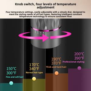 Rizador <span class=keywords><strong>de</strong></span> Pelo Cerámico Giratorio Automático Portátil Transfronterizo, Rizador <span class=keywords><strong>de</strong></span> Pelo Inalámbrico USB <span class=keywords><strong>con</strong></span> Pantalla LCD, Estilizador <span class=keywords><strong>de</strong></span> Pelo Eléctrico Inteligente y Práctico - Product Image 4
