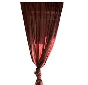 Ultimi disegni di lusso decorazione luce finestra 100 pura tenda in tessuto di canapa per il soggiorno/camera da letto - Product Image 3