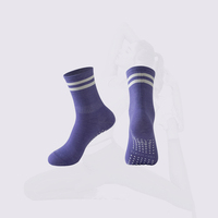 Xiangyi Calcetines De Deporte Chaussettes en silicone antidérapantes avec logo personnalisé pour femmes en coton Pilates Yoga