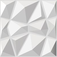 Panneau mural en PVC imperméable et insonorisant texturé 3D de luxe avec un design diamanté fluorescent pour la décoration intérieure moderne