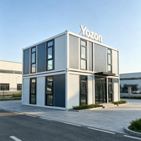 Bureau préfabriqué moderne à deux étages Yozon, bâtiment modulaire portable pour chantier de construction, villa commerciale et projets hôteliers