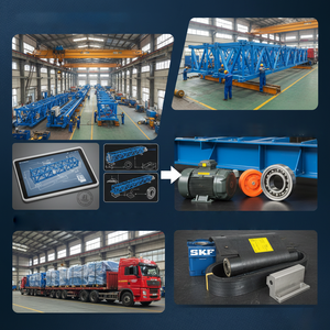 Hệ thống băng tải cố định quy mô lớn dùng cho khai thác mỏ than hầm mỏ mở với hệ thống dây thép cường độ cao - Product Image 4