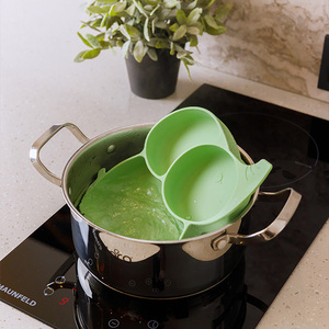 Es-Pro Venta al por Mayor de Fábrica, Platos de Silicona Seguros para Bebés, Libres de BPA, Diseño de Elefante con Separador, Plato de Silicona con Succión ODM/OEM - Product Image 6
