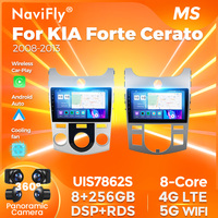NaviFly NF Android terbaru pemutar radio mobil navigasi GPS untuk KIA Forte Cerato 2008-2013 mendukung BT 5.0 chip Android auto