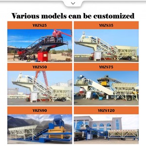 YHZS75 Mobil Beton Santrali, JS1500 Mikser ve PLD2400 Dozajlayıcı ile |   Büyük İnşaat Projeleri için ±%1 Hassasiyetli Tartım Hassasiyeti - Product Image 2