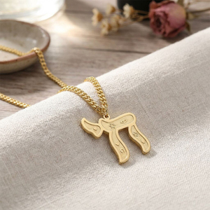 Collar <span class=keywords><strong>con</strong></span> Colgante <span class=keywords><strong>de</strong></span> Joyería Judía Hebreo <span class=keywords><strong>Hamsa</strong></span> Chai <span class=keywords><strong>de</strong></span> Latón Chapado en Oro <span class=keywords><strong>de</strong></span> 14K <span class=keywords><strong>de</strong></span> Gemnel, Collar <span class=keywords><strong>con</strong></span> Símbolo <span class=keywords><strong>de</strong></span> <span class=keywords><strong>Estrella</strong></span> <span class=keywords><strong>de</strong></span> <span class=keywords><strong>David</strong></span> Chai - Product Image 6