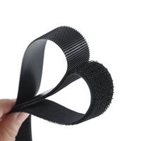 Vente chaude Ruban auto-adhésif élastique résistant à la chaleur, crochet et boucle, adhésif collant, velcro à coudre