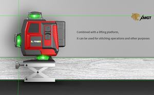 Nivel Láser Rotatorio Autonivelante de 16 Líneas Borka Industrial, 360 Grados, Verde MX-16, Herramienta de Medición con Batería de Litio 18650 para Bricolaje - Product Image 3