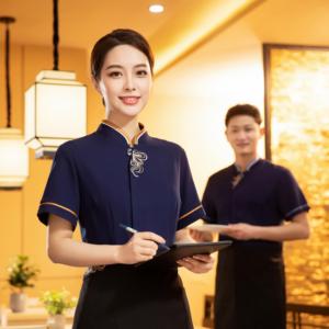 Uniformes <span class=keywords><strong>de</strong></span> Camarera <span class=keywords><strong>de</strong></span> Buena Calidad en Negro, Morado y Rojo, Uniformes Formales para Personal <span class=keywords><strong>de</strong></span> Espera, Uniformes <span class=keywords><strong>de</strong></span> Camarero, Disponibles <span class=keywords><strong>Cerca</strong></span> <span class=keywords><strong>de</strong></span> <span class=keywords><strong>Mí</strong></span> en Pakistán - Product Image 5