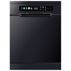 Lave-vaisselle intelligent à installation automatique, autoportant, en acier inoxydable noir, 16 couverts, pour voitures - Product Image 1