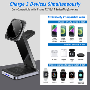 Vina 2024, nouveau design, chargeur sans fil pliable intelligent à levage électrique, chargeur 4 en 1 avec lumière LED - Product Image 2