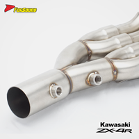 Système d'échappement complet pour moto Kawasaki ZX4R en acier inoxydable, prix de gros usine Forsound, collecteur et silencieux