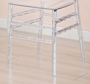 Chaises Chiavari modernes en acrylique transparent pour réceptions de mariage, utilisation en extérieur et en salon, design minimaliste, mobilier de <span class=keywords><strong>salle</strong></span> à manger commercial - Product Image 6