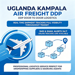 Servicio de Logística de <span class=keywords><strong>Envío</strong></span> Aéreo en Tiempo Real de Uganda Kampala, Puerta a Puerta, Visibilidad Total, 5-10 Días, Agente ZHL - Product Image 1