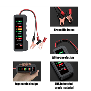 Testeur d'alternateur numérique universel 12V 6 affichage LED outil de Diagnostic de voiture réparation automatique détecteur de défaut de voiture testeur de batterie - Product Image 6
