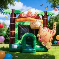 Meilleur prix pour location de châteaux gonflables commerciaux en PVC pour fêtes en plein air, avec toboggan aquatique intégré