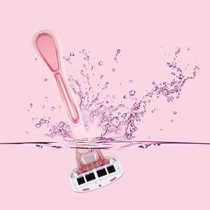 New Lady <span class=keywords><strong>Rasoir</strong></span> de beauté <span class=keywords><strong>facial</strong></span> jetable à quatre lames <span class=keywords><strong>pour</strong></span> jambes de femmes - Product Image 5