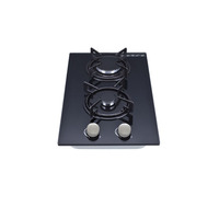 Cuisinière à gaz encastrable 2 brûleurs pour usage domestique, classe énergétique A+, protection anti-fuite – Vente en gros usine OEM/ODM