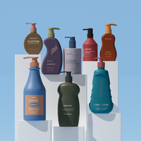 Juego de Botellas de Champú y Acondicionador para Baño de Hotel, Botellas de Plástico Recargables con Bomba, Contenedor de Jabón Corporal para Amenidades de Salón y Spa