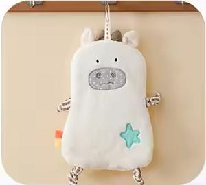 Cute Rabbit Animal Coral Fleece Hand Dry <b>Towel</b> Soft Plush Quick-Dry <b>Disposable</b> <b>Towel</b> for Kitchen & Bathroom Use - Product Image 2