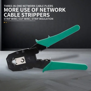 Kit d'outils de réparation portable pour câbles réseau RJ11 RJ12 CAT5 CAT6, <span class=keywords><strong>pince</strong></span> <span class=keywords><strong>à</strong></span> dénuder, <span class=keywords><strong>pince</strong></span> <span class=keywords><strong>à</strong></span> <span class=keywords><strong>sertir</strong></span>, coupe-câbles, outil de sertissage <span class=keywords><strong>RJ45</strong></span> - Product Image 3