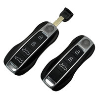 Coque de clé de voiture en gros à 4 boutons pour Porsche pour la fabrication de cadres décoratifs