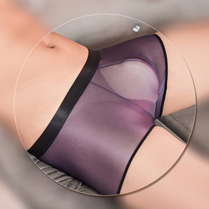 Nuovi Boxer da Uomo Sexy, Trasparenti, Ultra Elastici, in Seta, Stile Rock, Comodi per la Notte 3095 - Product Image 1