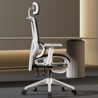 Silla ergonómica de tela para oficina/juegos cómoda para el hogar con respaldo protector de cintura