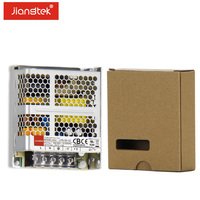 Jiangtek LPS-50 50W 12V 24V Fuente de Alimentación Conmutada Regulada Industrial Ultra Delgada de 30mm con Carcasa Metálica para Tiras LED AC DC