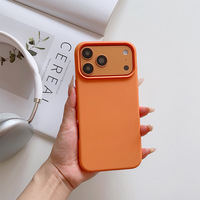 Coque de téléphone en silicone à effet liquide pour iPhone 17/18 Pro Max – Premium, élégante et résistante aux chutes.