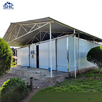 Loop in koelcelopslag, koelinstallatie 5-10 ton snelvriezer met Copeland compressor voor vlees, vis, kip, groenten, fruit