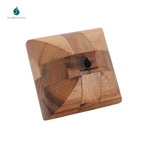 Ascher: Rompecabezas de madera 3D Ascher Interlocking Lotus, juego de lógica intermedio, juguete educativo para niños y adultos - Product Image 2
