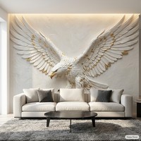 Panneau UV écologique haute brillance, imperméable et résistant aux UV pour la décoration murale intérieure des hôtels
