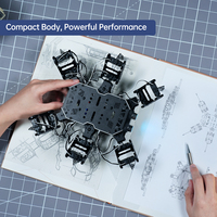 Robot Hexápodo Hiwonder MiniHexa STEM de Fábrica con Visión IA e Interacción por Voz, Compatible con Programación y Expansión de Sensores