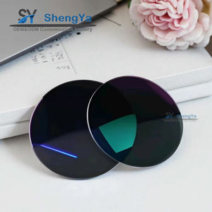 1,56 Photogrey Revestimiento antirreflejo Lente fotocromática Spin-Color Azul/Gris/Marrón 1,67 Lentes ópticas asféricas Bloque azul - Product Image 1