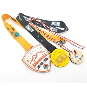 New Biodegradable Crafts Ecofriendly Wood Custom Sports Medals With Printing Or Laser Engraving Logo