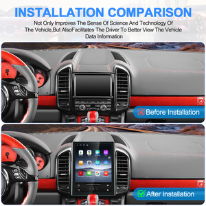 Nouvel écran multimédia Tesla 10,4 pouces pour Porsche Cayenne 2011-2017, autoradio Android, Carplay, navigation, unité centrale de voiture, moniteur - Product Image 4