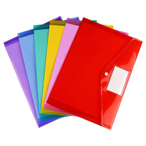 Pochettes en plastique transparentes personnalisables avec logo pour documents, lettres, maison, bureau, avec pochette pour étiquette - Product Image 5