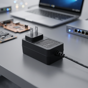 UL62368-1 Standard 24W <b>US</b> DC Switching <b>Power</b> <b>Adapter</b> PC Material 1A Output Current Plug-In Connection GOE Brand 1.5m Cable - Product Image 4
