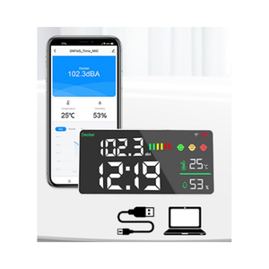 Treo Tường Âm Thanh Mức Độ Decibel Meter Hộ Gia Đình Hỗ Trợ Có Dây Kết Nối Để Máy Tính Tải Về Lịch Sử Nhật Ký Và Tuya Wifi - Product Image 4