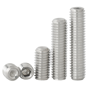 ANSI/<span class=keywords><strong>ASME</strong></span> b18.3 inch 304 thép không gỉ <span class=keywords><strong>Hex</strong></span> ổ cắm cup điểm đặt vít, UNC/UNF không đầu Grub vít #0-#10 1/4 "-2" - Product Image 3