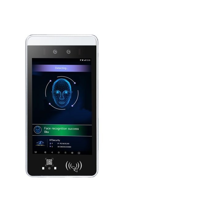 HFSecurity RA08 QR Code Scan Face Recognition Access Control Device Free SDK Biometric Access Control Products for Office