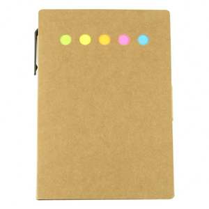 Manufacturer Wholesale Custom Shape Sticky Note <b>Do</b> <b>List</b> Functional <b>Notepads</b> Set Pen Holder Cheap Kraft Paper Cover for Memos - Product Image 5