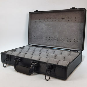 Hot bán trong kho 24 Khe Cắm sang trọng hiển thị truy cập lưu trữ đồ trang sức hộp đồng hồ du lịch trường hợp - Product Image 5